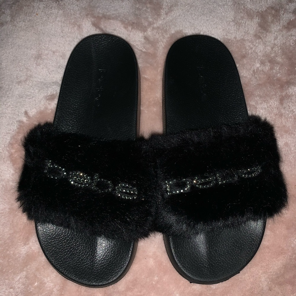 Bebe Fur Slides